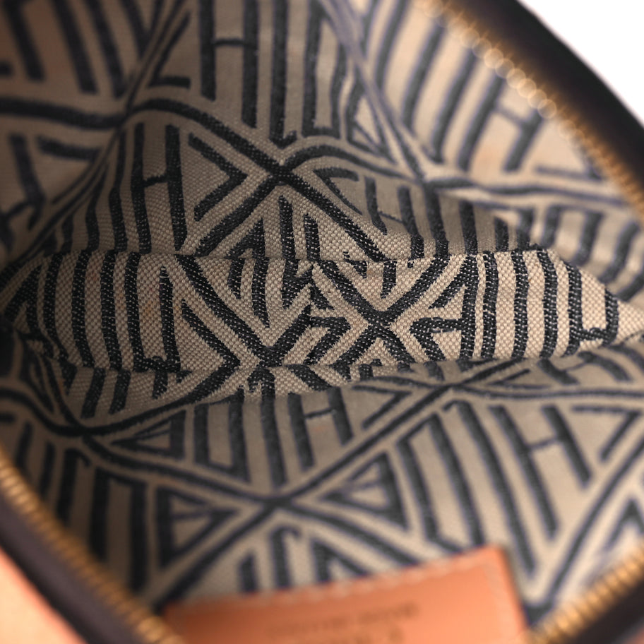 Chloe Grained Shiny Calfskin Mini Round Daria Bag Peach Bloom Image 4