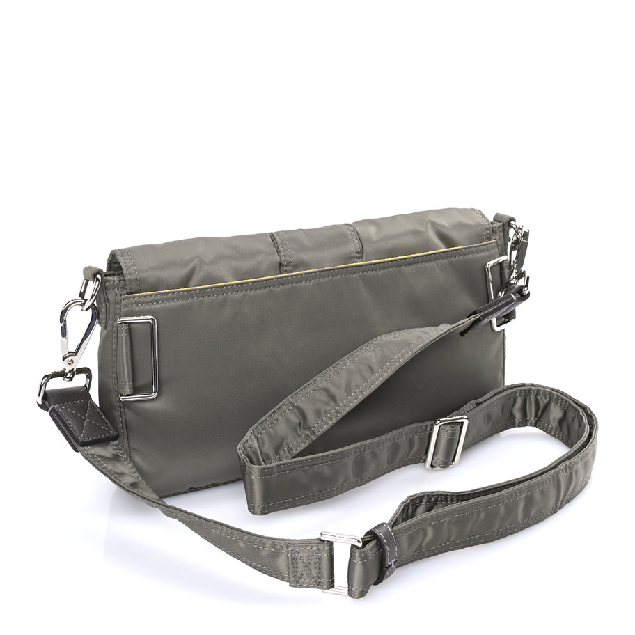Fendi X PORTER Nylon Regular Belt Baguette Bag Khaki Image 2