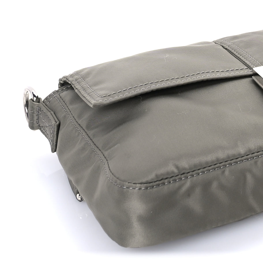 Fendi X PORTER Nylon Regular Belt Baguette Bag Khaki Image 3