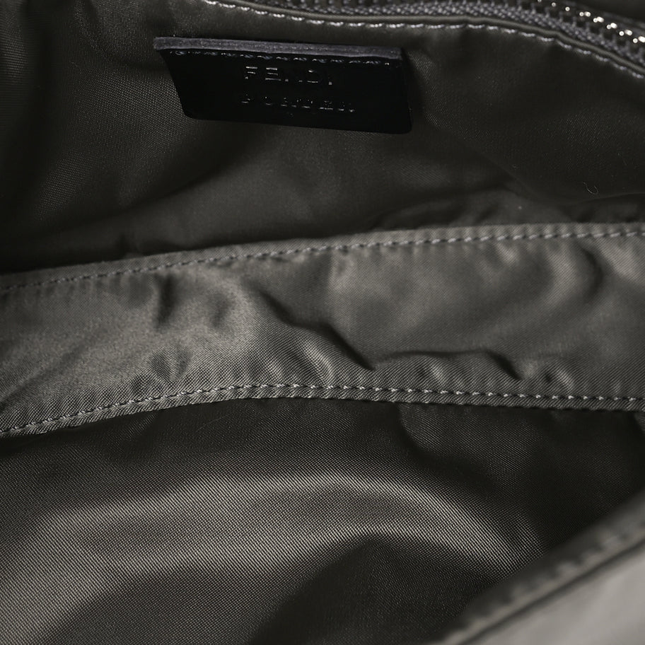 Fendi X PORTER Nylon Regular Belt Baguette Bag Khaki Image 4