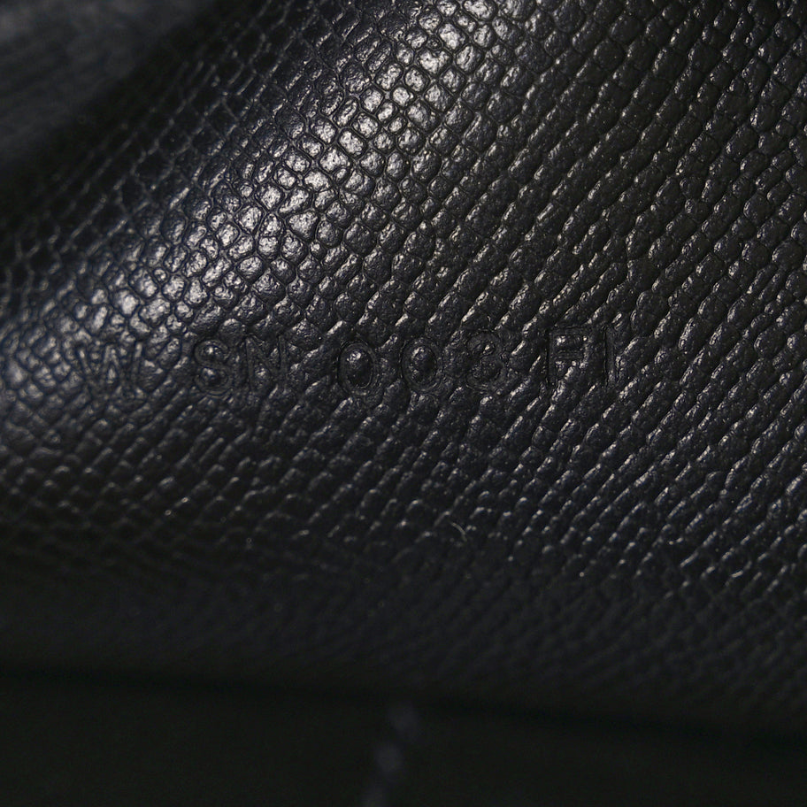 Hermes Madame Calfskin Kelly Pocket Long Wallet Black Image 7