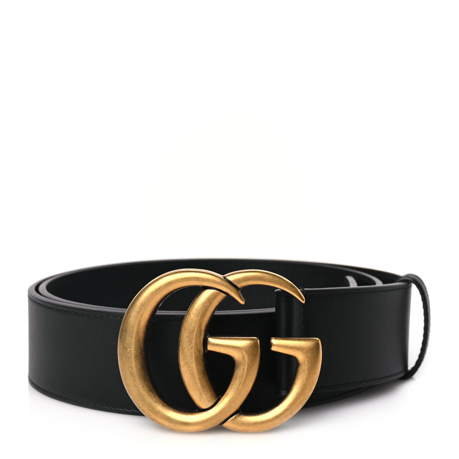 Gucci Calfskin Double G 40mm Belt 95 38 Black Image 1