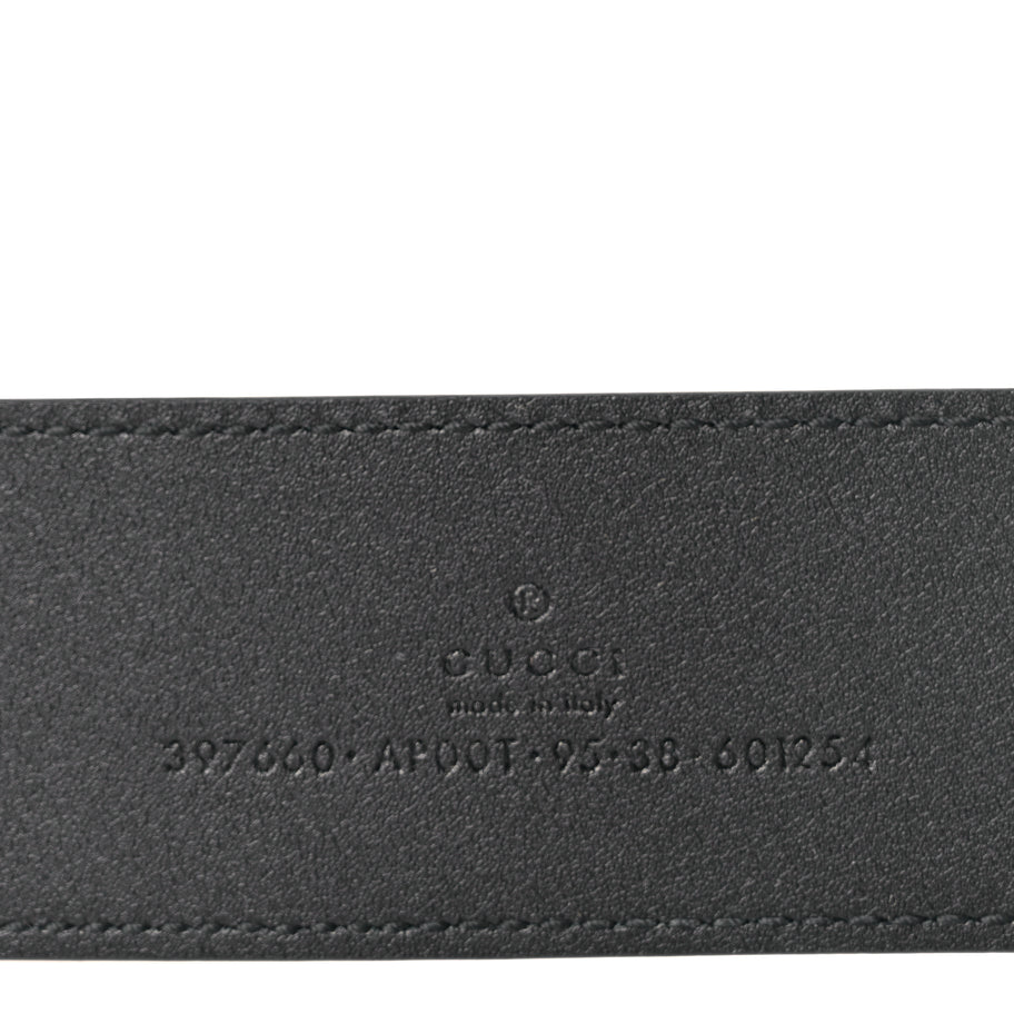 Gucci Calfskin Double G 40mm Belt 95 38 Black Image 3