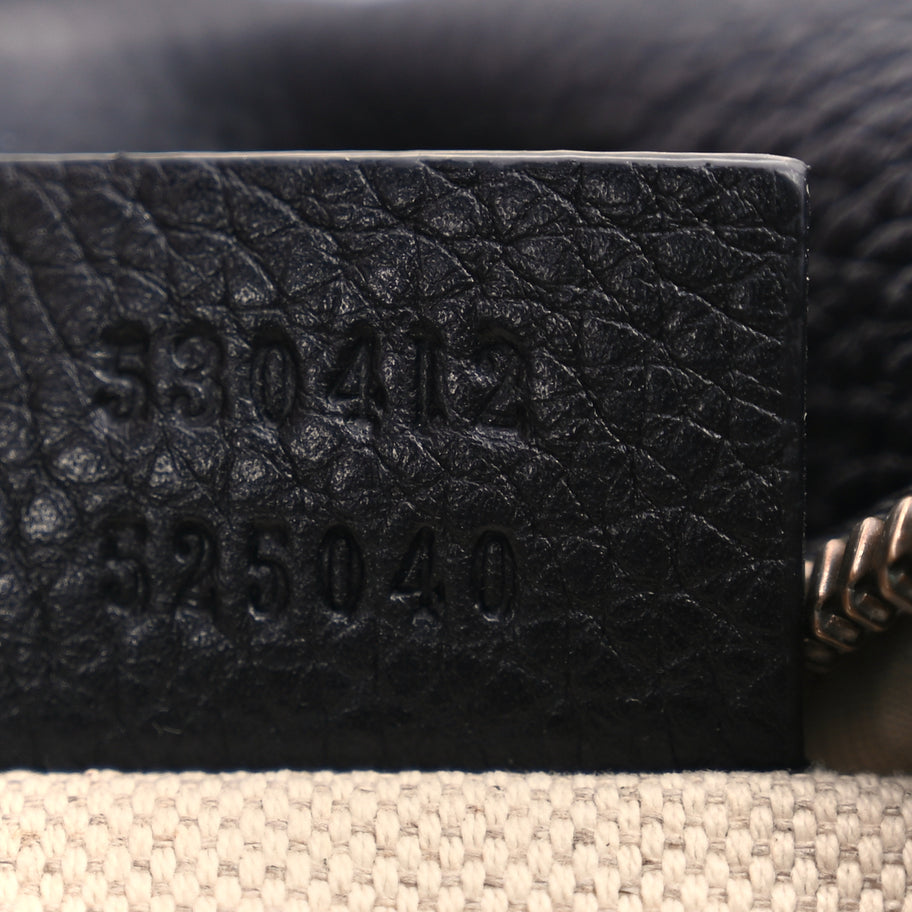 Gucci Grained Calfskin Logo Belt Bag Black Image 6