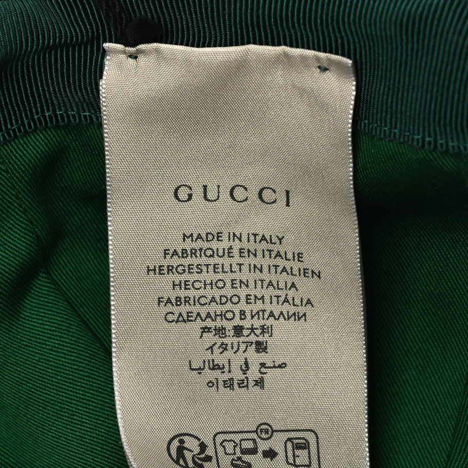 Gucci X ADIDAS GG Supreme Monogram Double Sided Baseball Hat S Beige Green Image 7