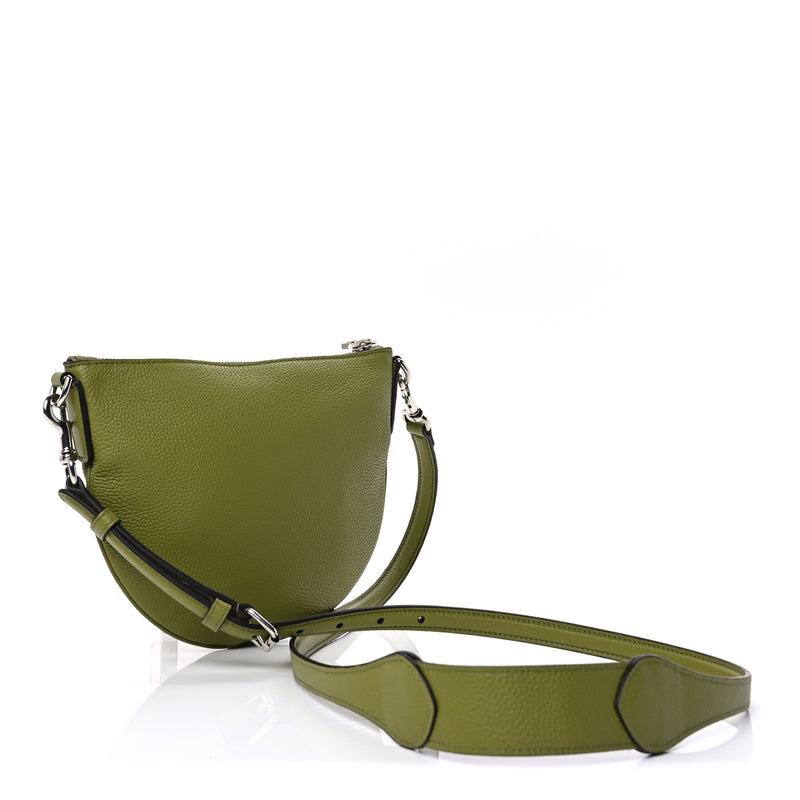  Gucci Pebbled Calfskin Mini B Shoudler Bag  Green