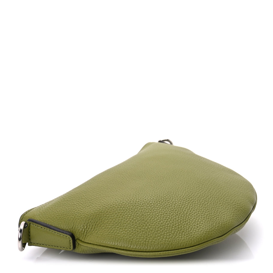 Gucci Pebbled Calfskin Mini B Shoudler Bag  Green Image 8