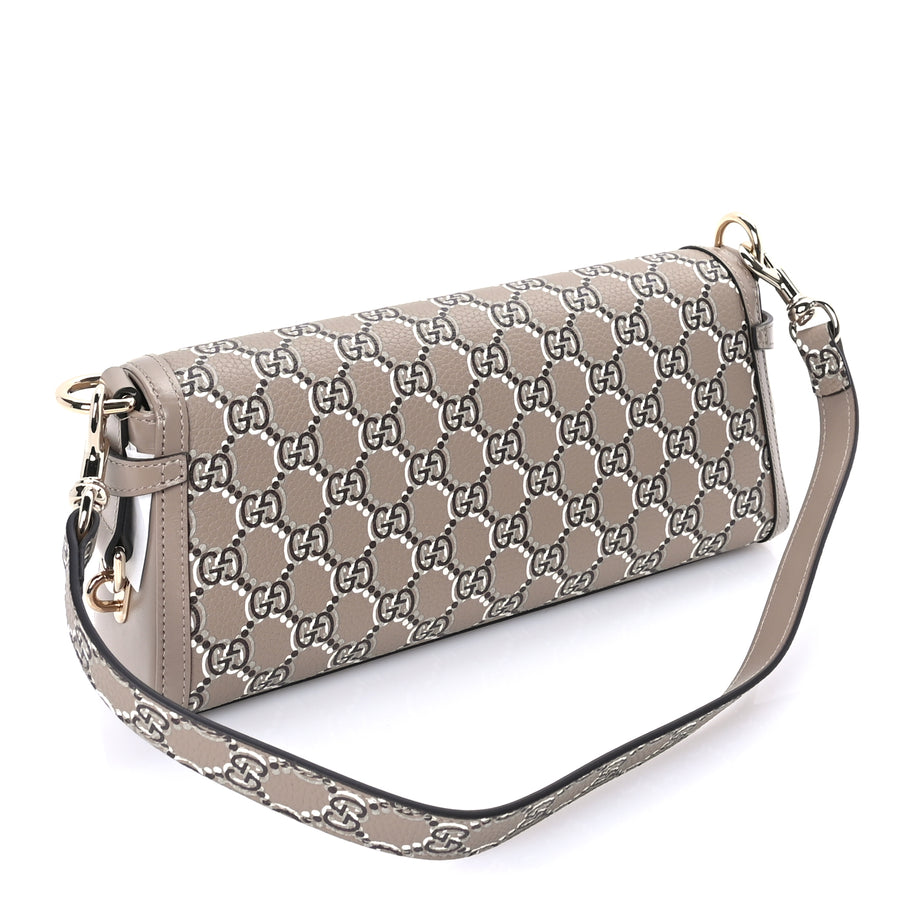 Gucci GG Shadow Monogram Small Luce Shoulder Bag Beige Image 2