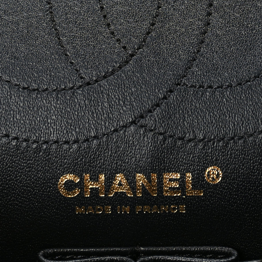 Chanel Calfskin Quilted Spoon Charms Brasserie 2.55 Reissue 225 Flap  Black Image 5