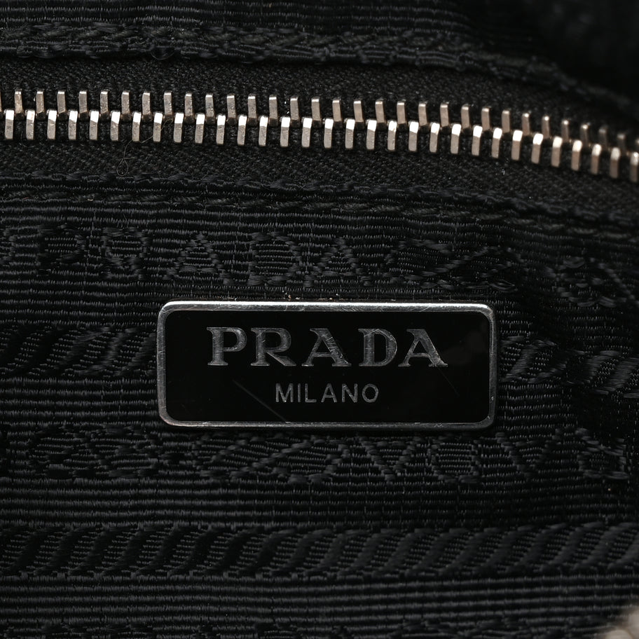 Prada Nylon Tessuto Impuntu Quilted Crossbody Bag Black Image 5