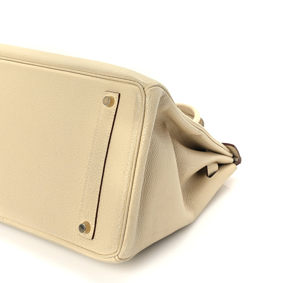Hermes Togo Birkin 35 Parchemin Image 9
