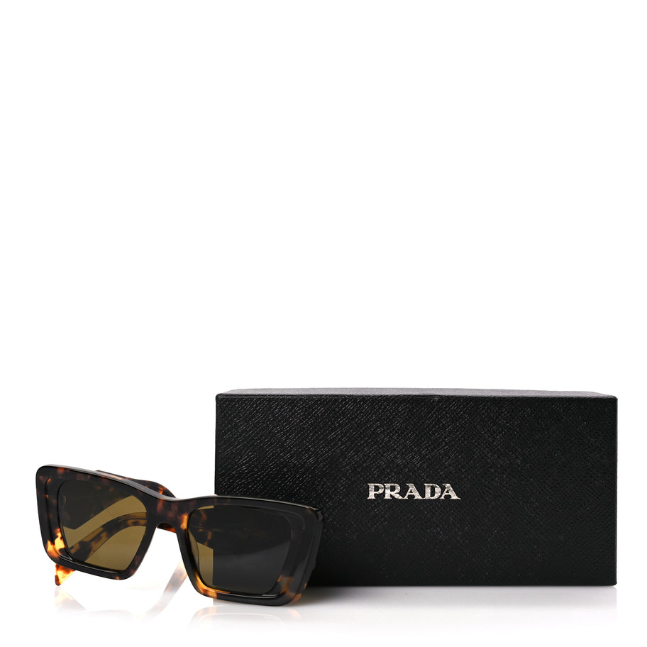 Prada Acetate Symbole Sunglasses SPR 08Y Havana Image 7