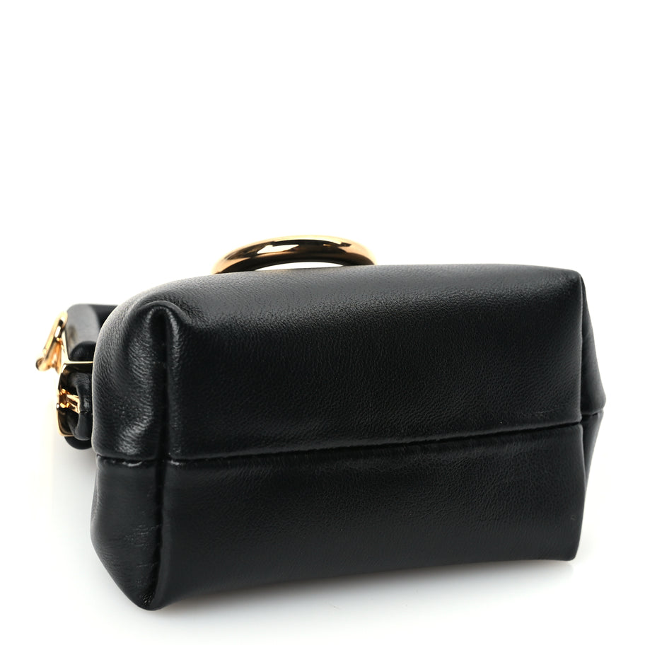 Fendi FENDI Shiny Nappa Nano Fendi First Bag Charm Black Image 3