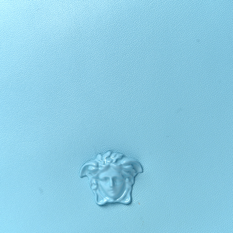 Versace Calfskin La Medusa Chain Hobo Baby Blue Image 6