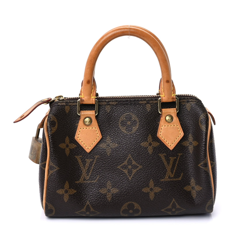  Louis Vuitton Louis Vuitton Monogram Mini Sac HL Speedy Brown