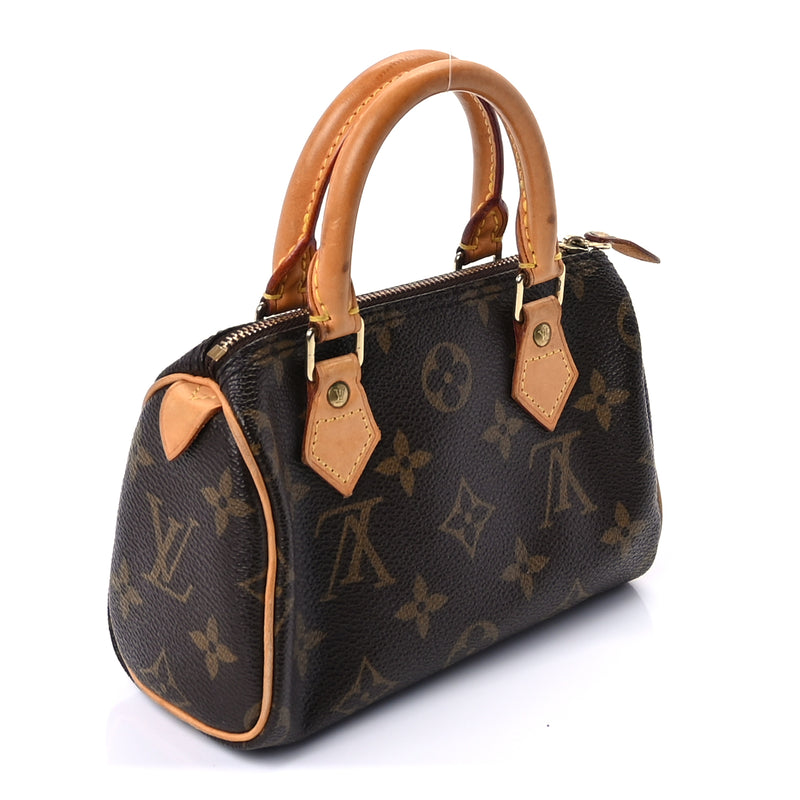  Louis Vuitton Louis Vuitton Monogram Mini Sac HL Speedy Brown