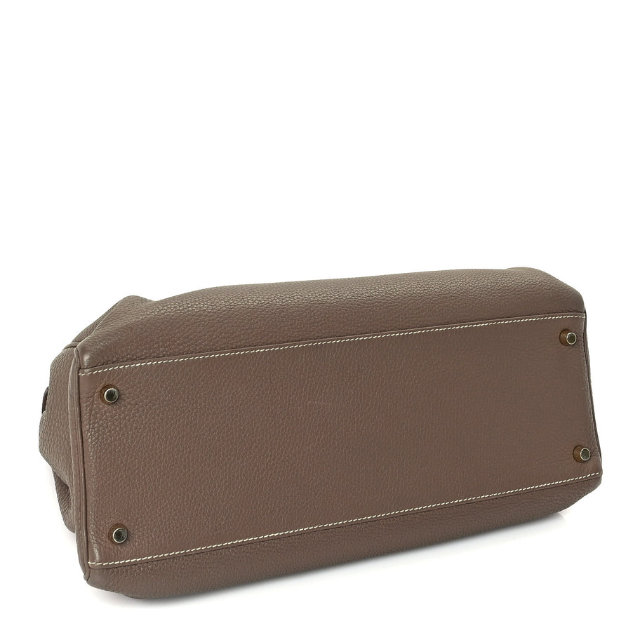 Hermes Togo Kelly Retourne 35 Etoupe Image 3