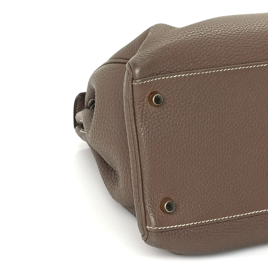 Hermes Togo Kelly Retourne 35 Etoupe Image 8