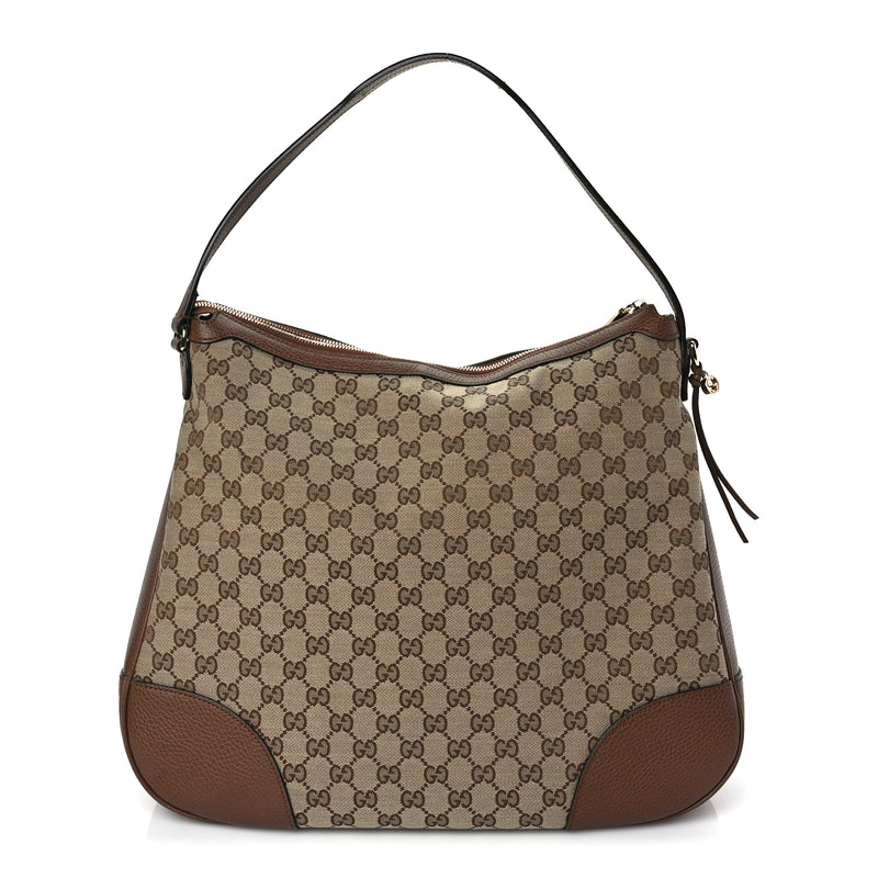  Gucci Soft GG Monogram Large Margaux Hobo Brown