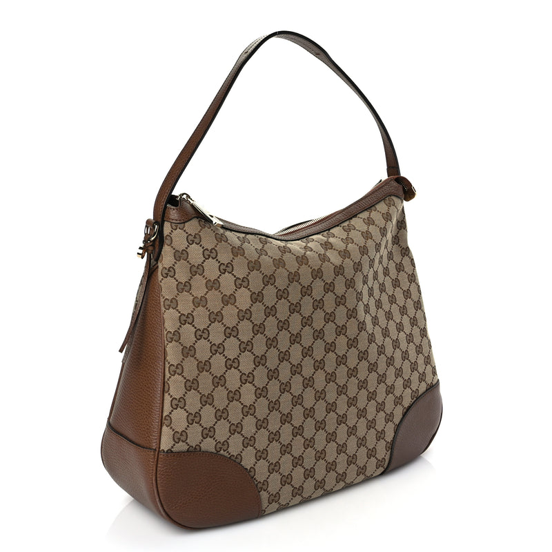  Gucci Soft GG Monogram Large Margaux Hobo Brown