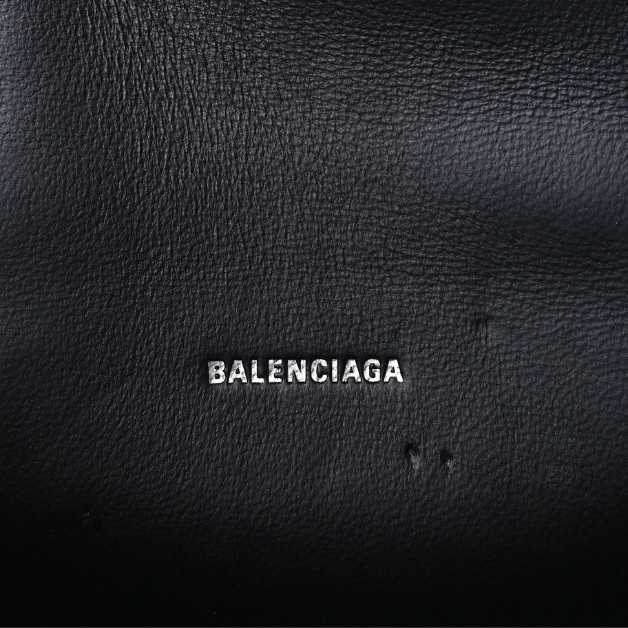 Balenciaga Strass Suede Hourglass Top Handle Bag XS  Pink Image 5