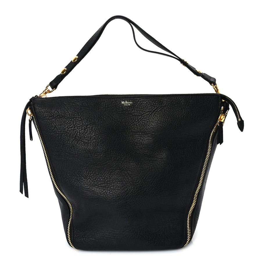 Mulberry Textured Goatskin Camden Black Image 1