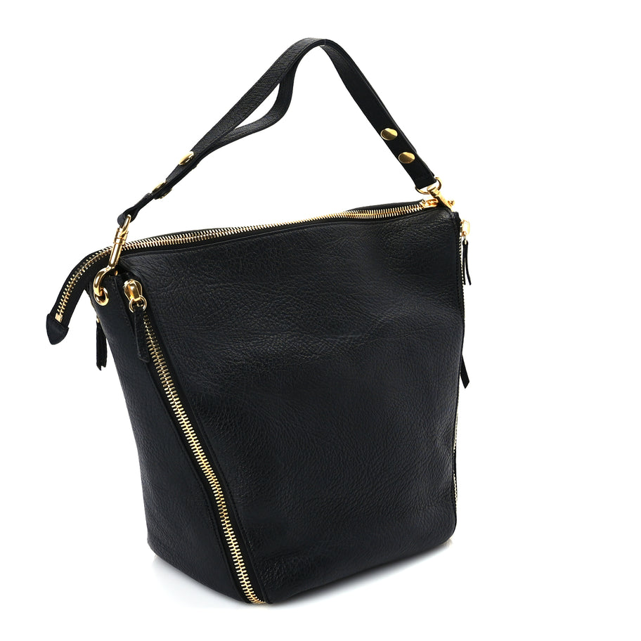 Mulberry Textured Goatskin Camden Black Image 2