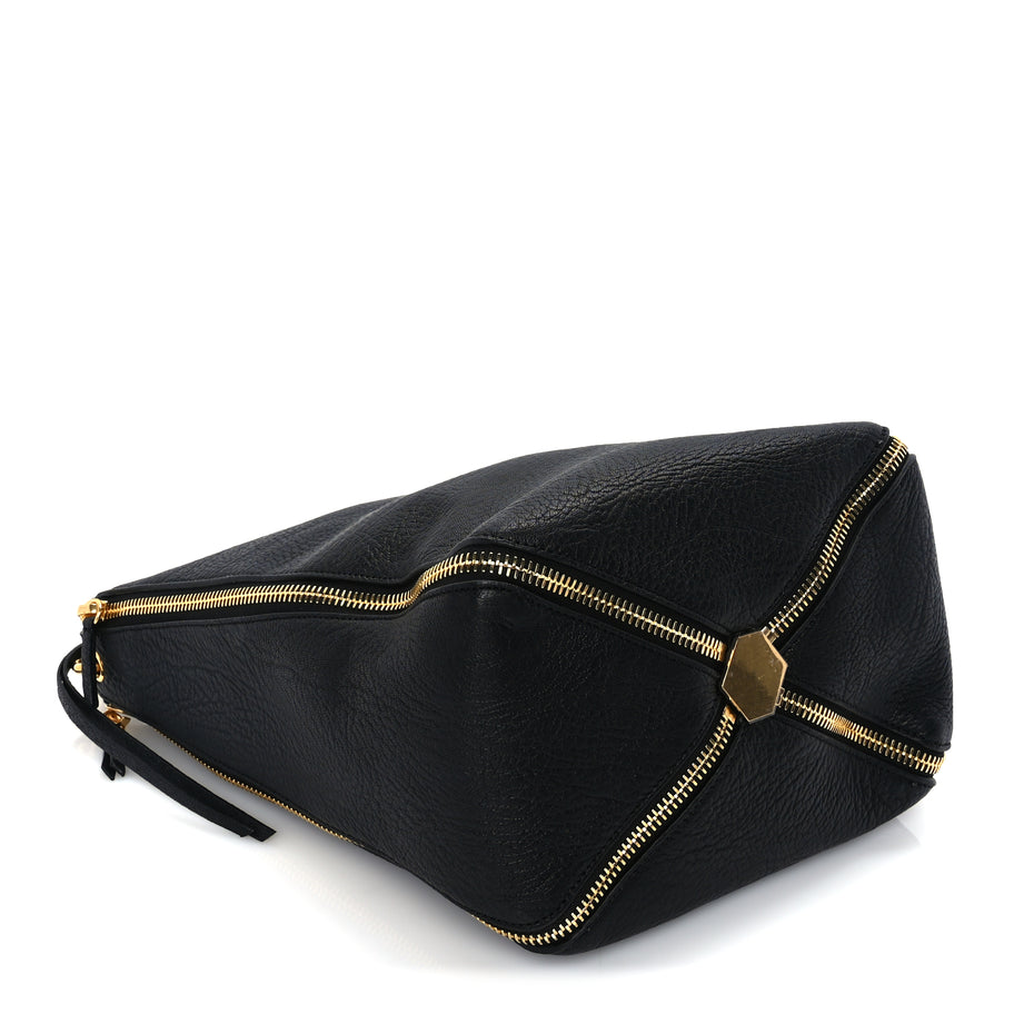 Mulberry Textured Goatskin Camden Black Image 7