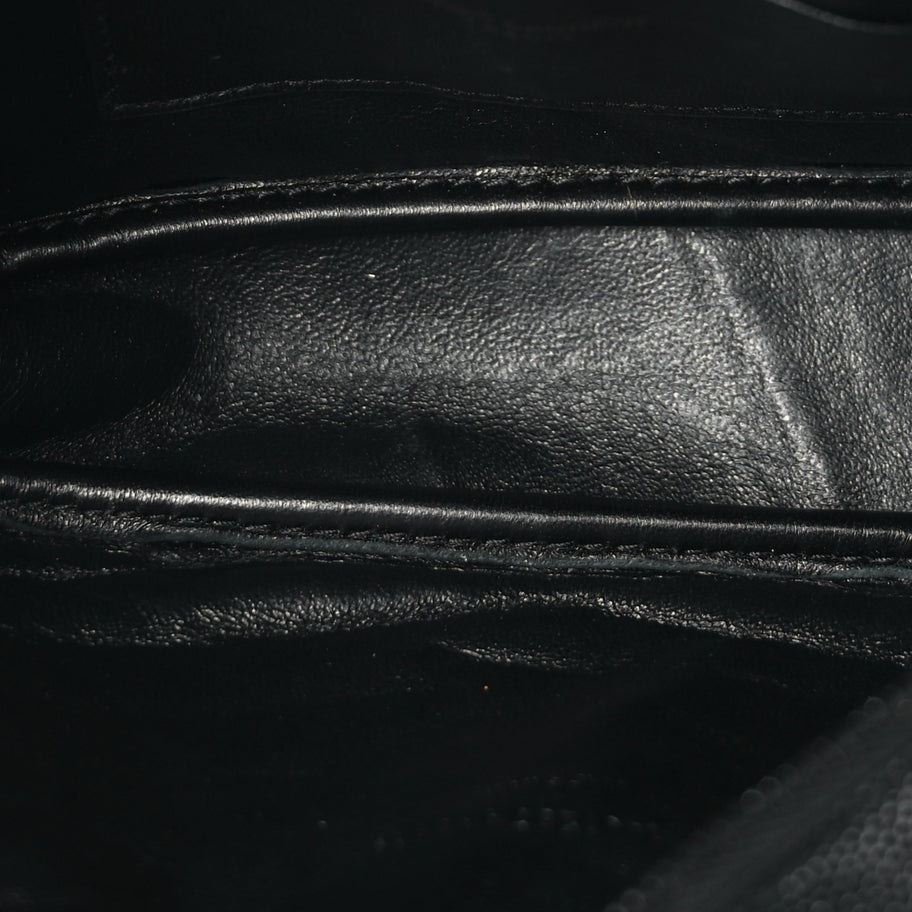 Saint Laurent Grain De Poudre Matelasse Monochrome Monogram Mini Lou Camera Bag Black Image 4