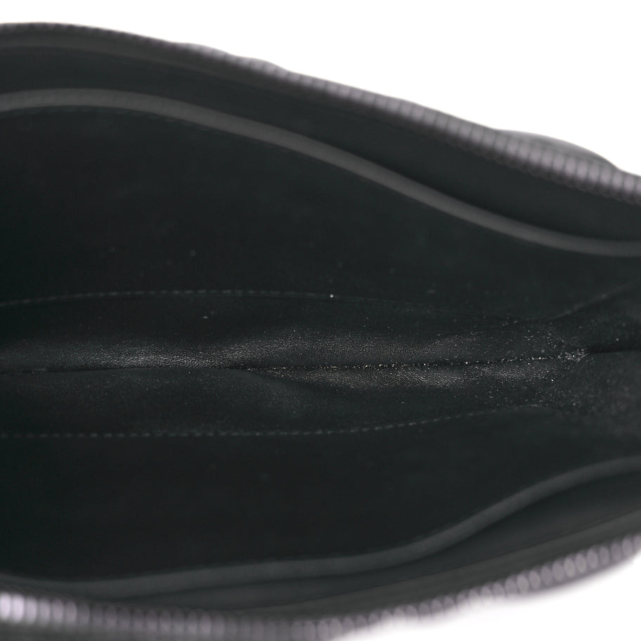 Christian Dior Supple Calfskin Cannage Caro Daily Pouch Black Image 5