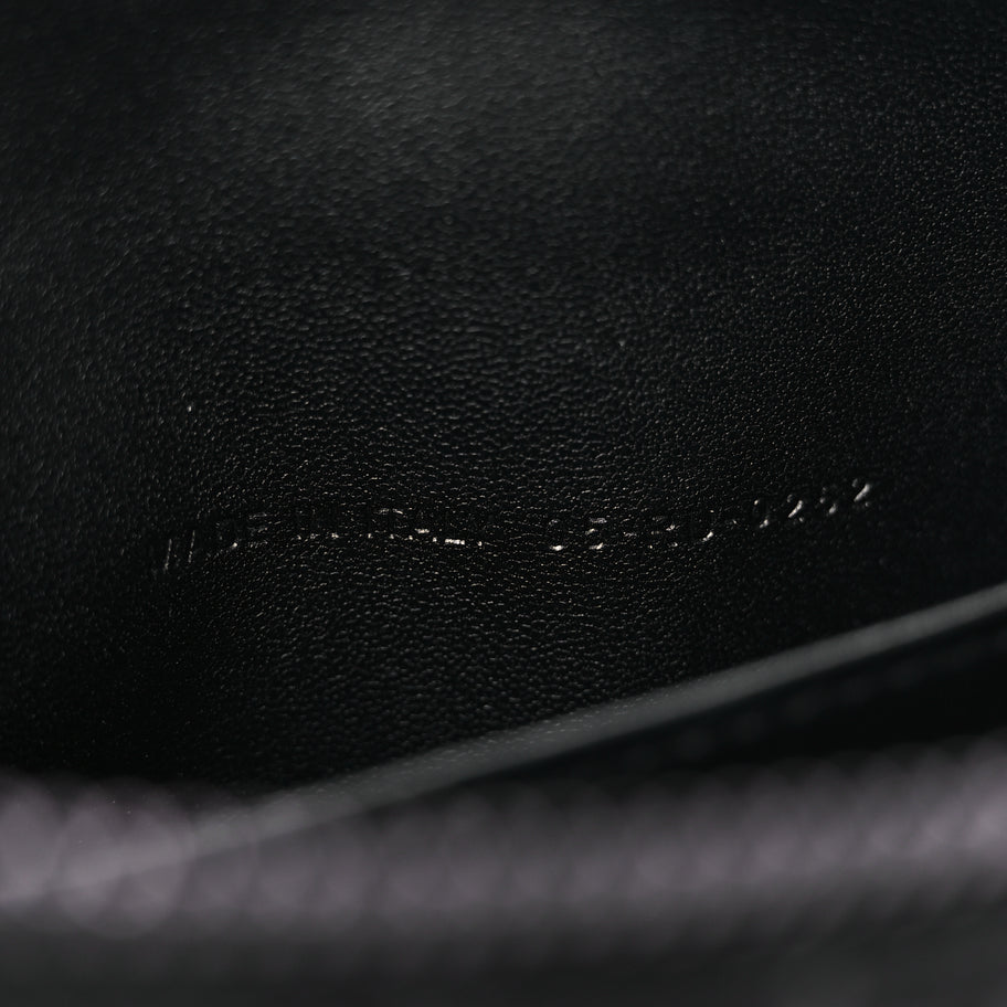 Christian Dior Supple Calfskin Cannage Caro Daily Pouch Black Image 7