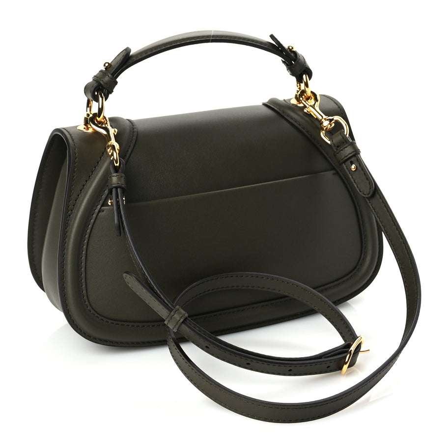 Gucci Roxy Calfskin Medium Blondie Top Handle Bag Green Image 2