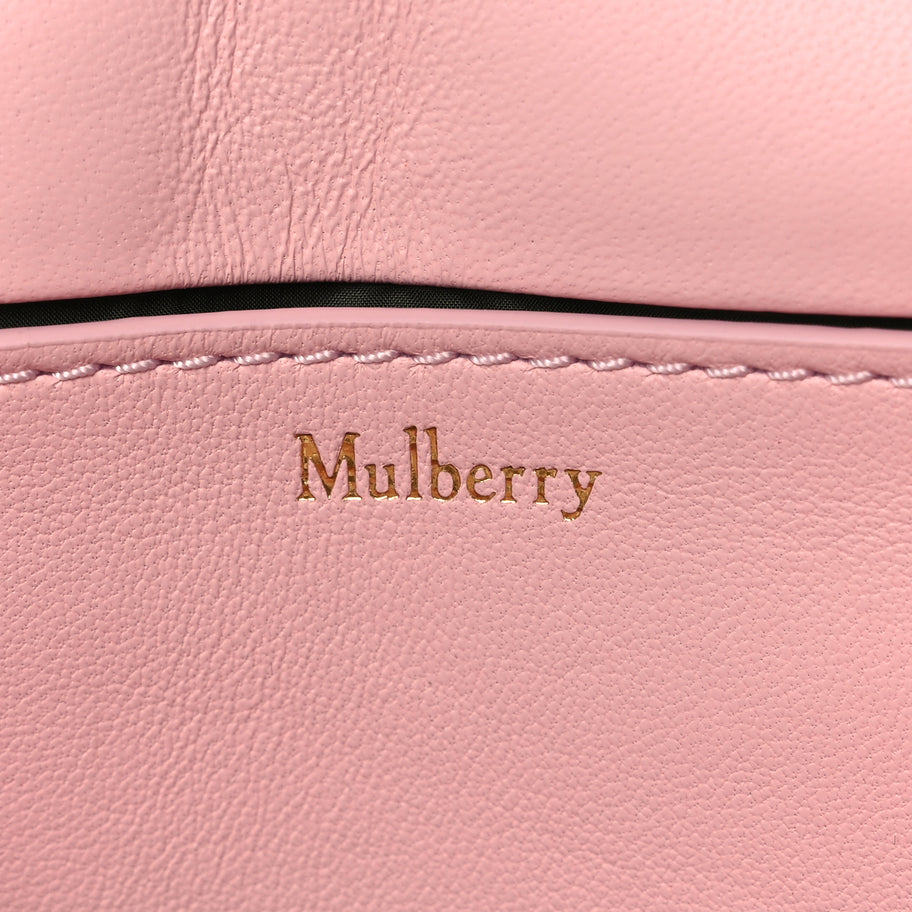 Mulberry Nappa Pillow Quilted Little Softie Bag Powder Rose Image 5