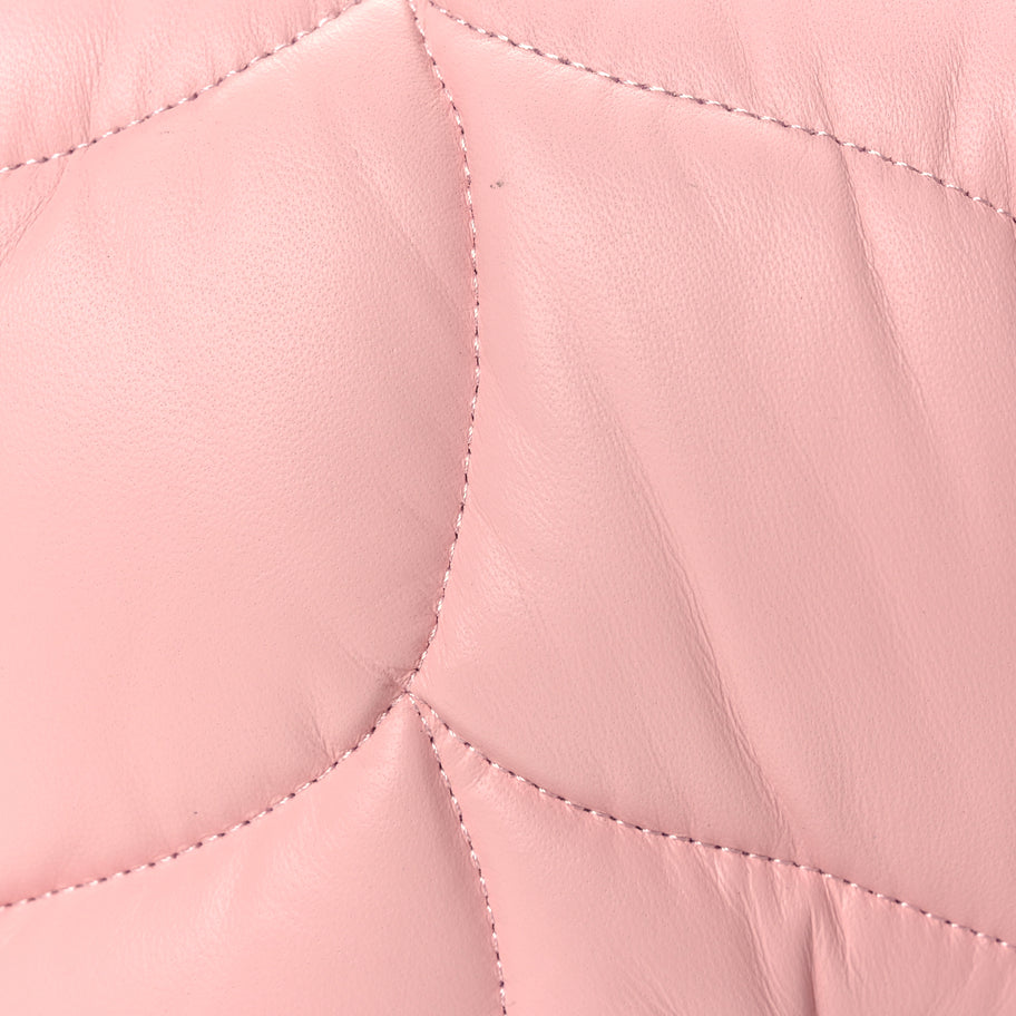 Mulberry Nappa Pillow Quilted Little Softie Bag Powder Rose Image 8