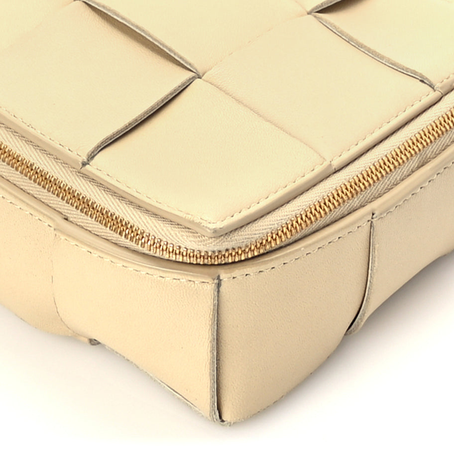 Bottega Veneta Maxi Intrecciato Travel Case  Porridge Image 8