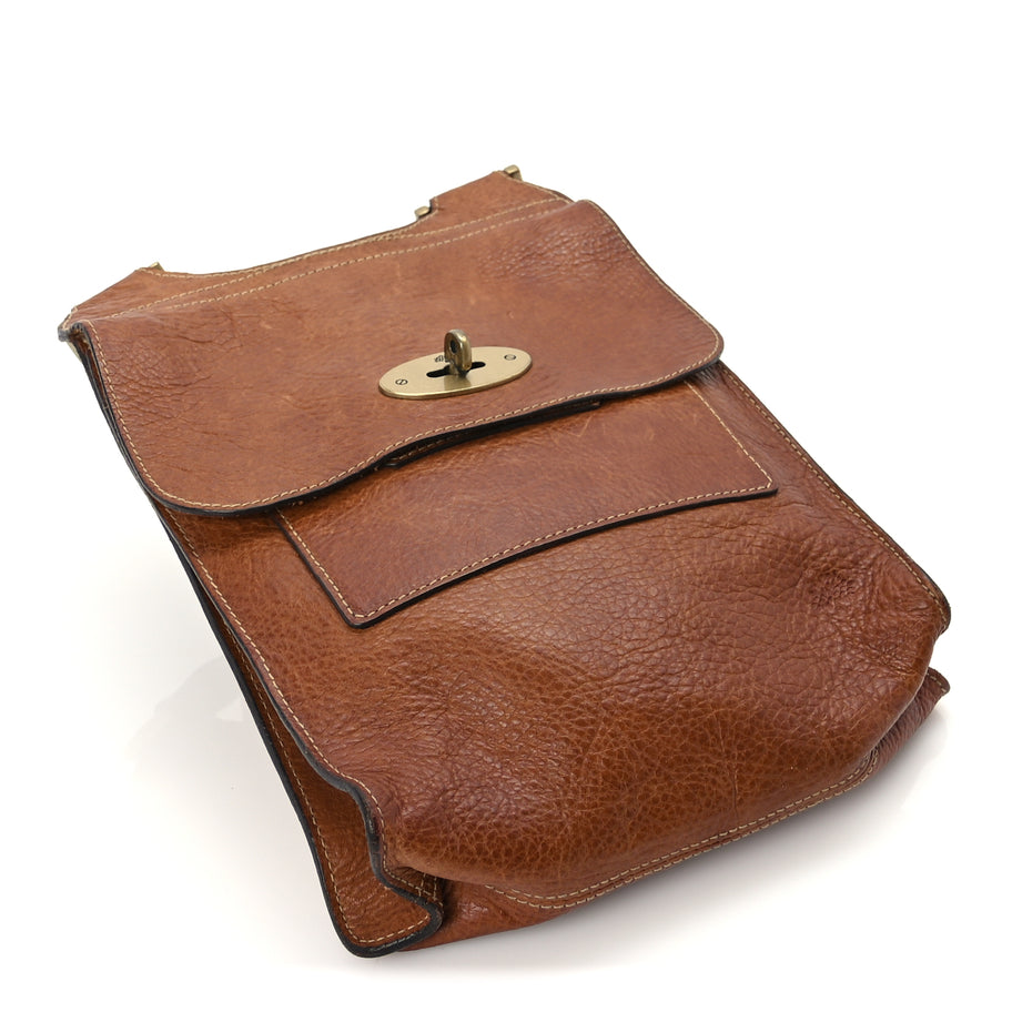 Mulberry Grain Calfskin New Antony Messenger Crossbody Oak Image 3