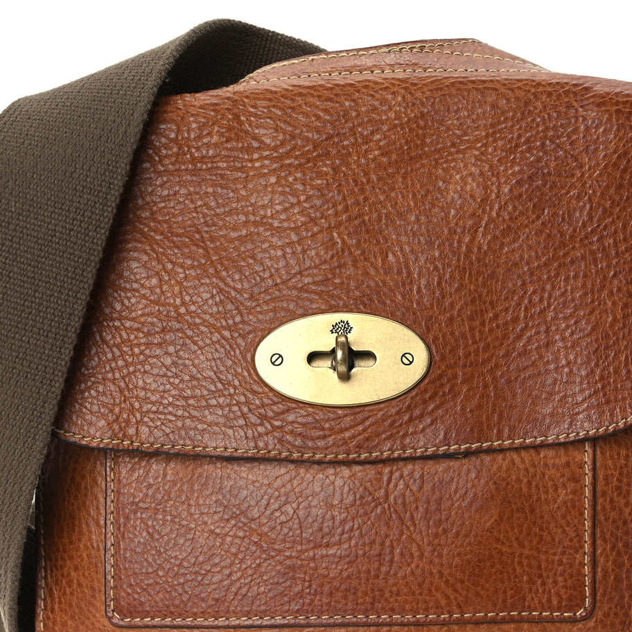 Mulberry Grain Calfskin New Antony Messenger Crossbody Oak Image 6
