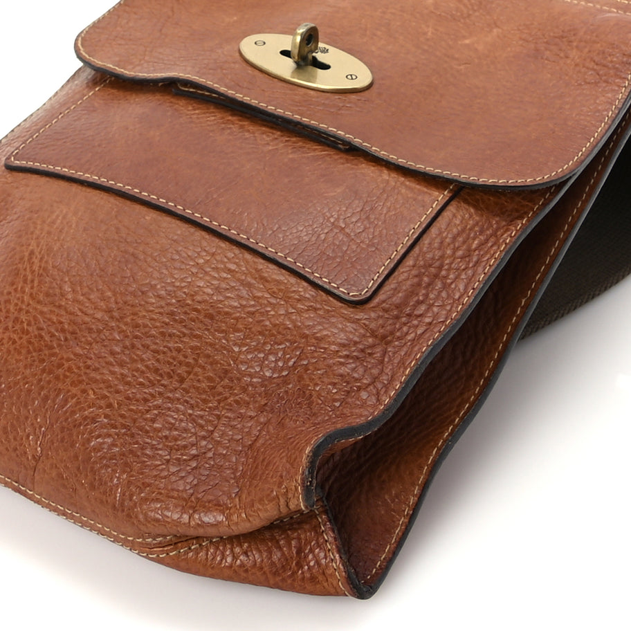 Mulberry Grain Calfskin New Antony Messenger Crossbody Oak Image 8