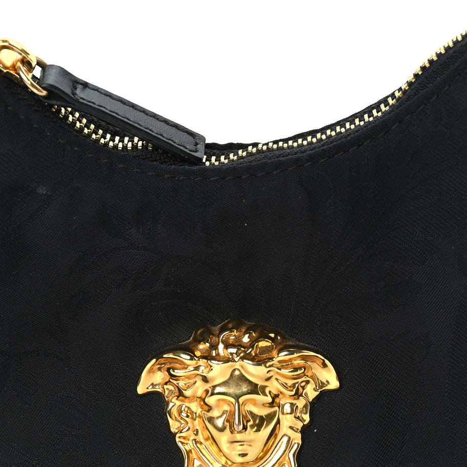 Versace Nylon Palazzo Childrens Shoulder Bag Black Image 6