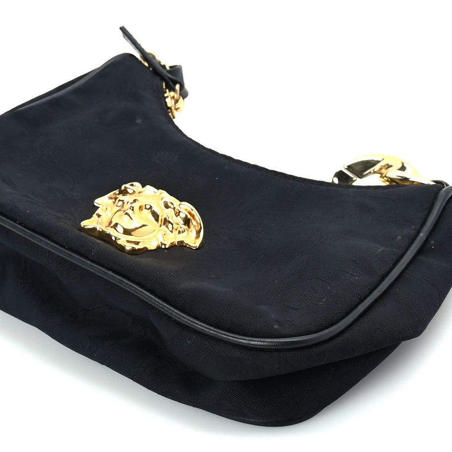 Versace Nylon Palazzo Childrens Shoulder Bag Black Image 8
