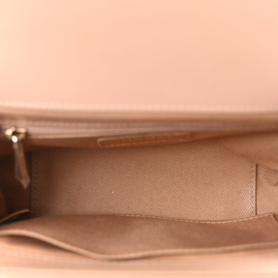 Chanel Caviar Quilted Small Business Affinity Flap Beige Image 5