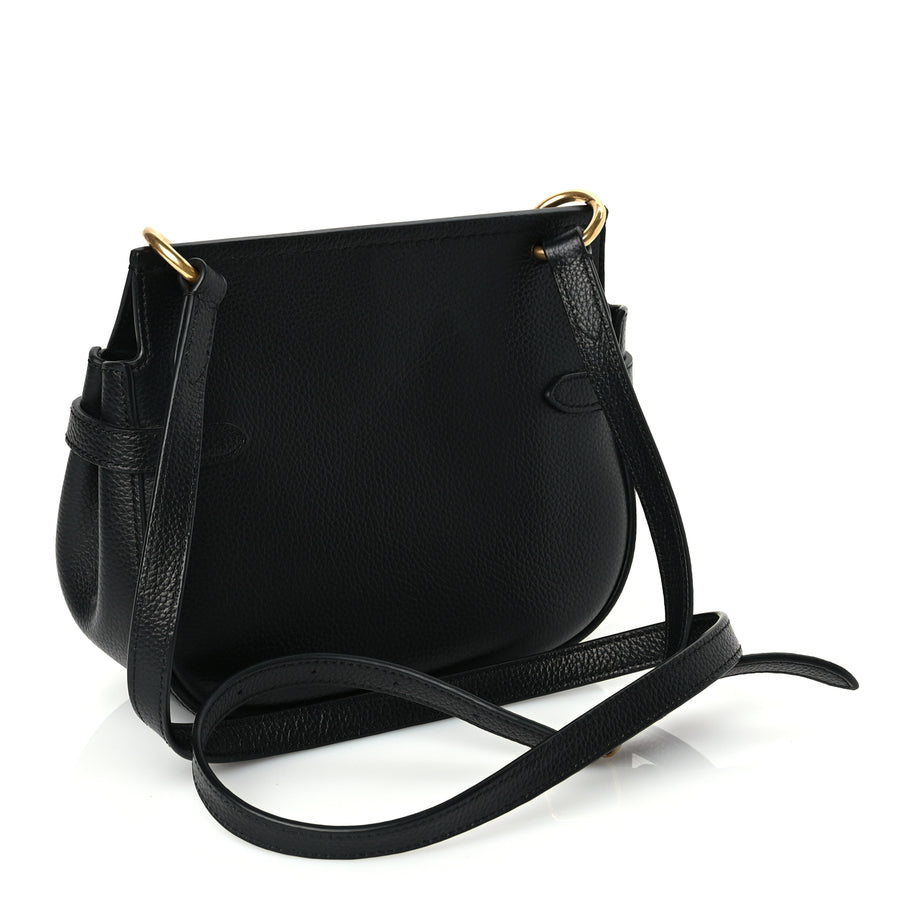 Mulberry Small Classic Grain Calfskin Small Amberley Satchel Black Image 4
