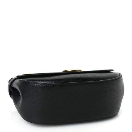 Mulberry Small Classic Grain Calfskin Small Amberley Satchel Black Image 9