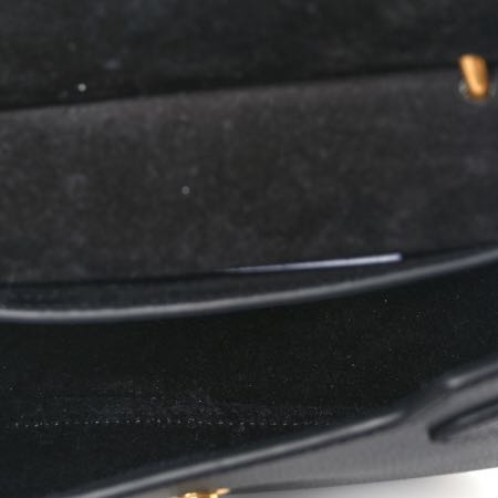 Mulberry Small Classic Grain Calfskin Small Amberley Satchel Black Image 12