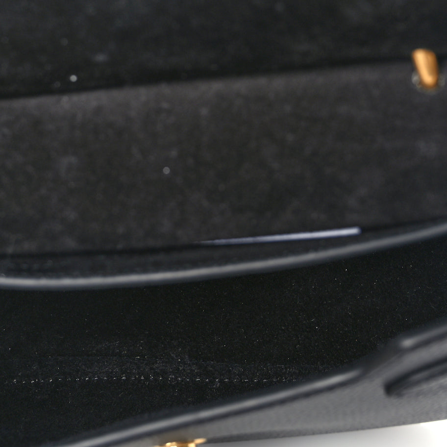 Mulberry Small Classic Grain Calfskin Small Amberley Satchel Black Image 10