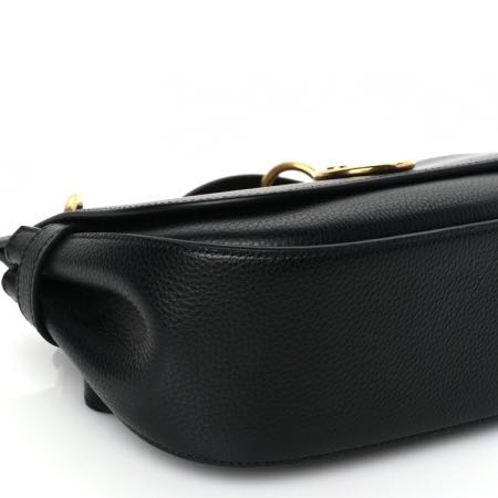 Mulberry Small Classic Grain Calfskin Small Amberley Satchel Black Image 21