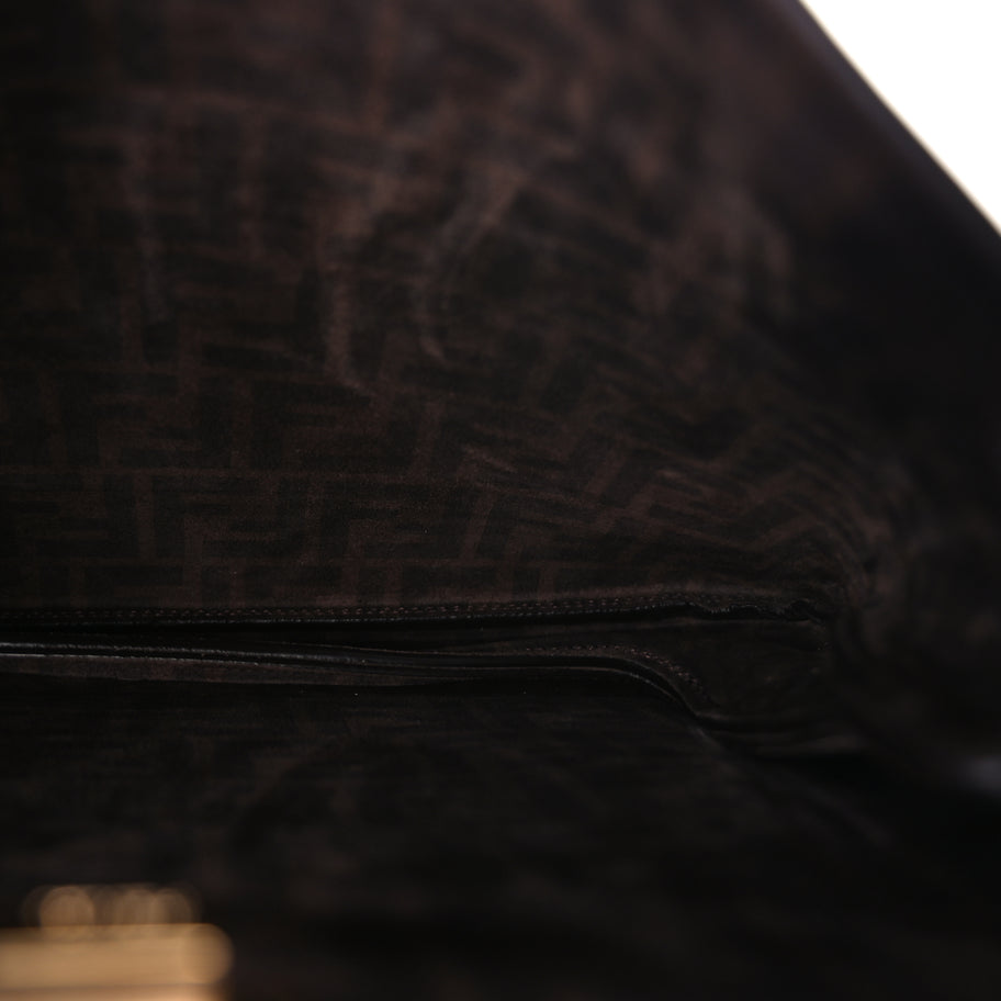 Fendi Vitello Medium Soft Peekaboo Mogano Image 4