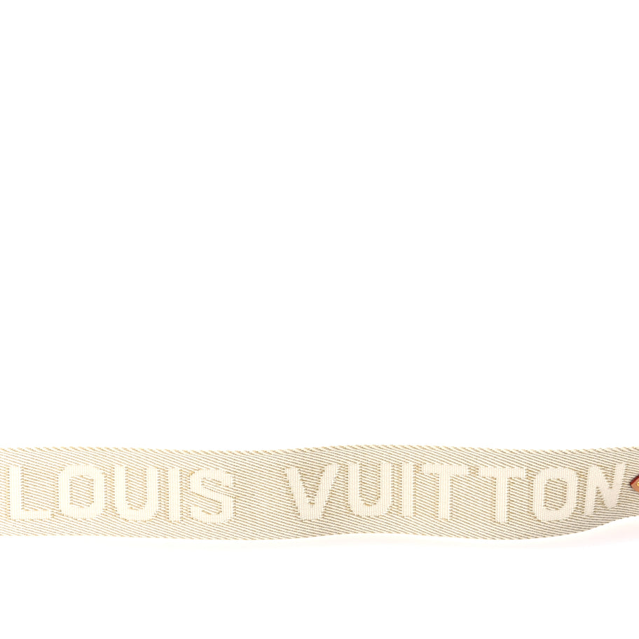 Louis Vuitton Jacquard High Rise Shoulder Strap  Beige Image 3