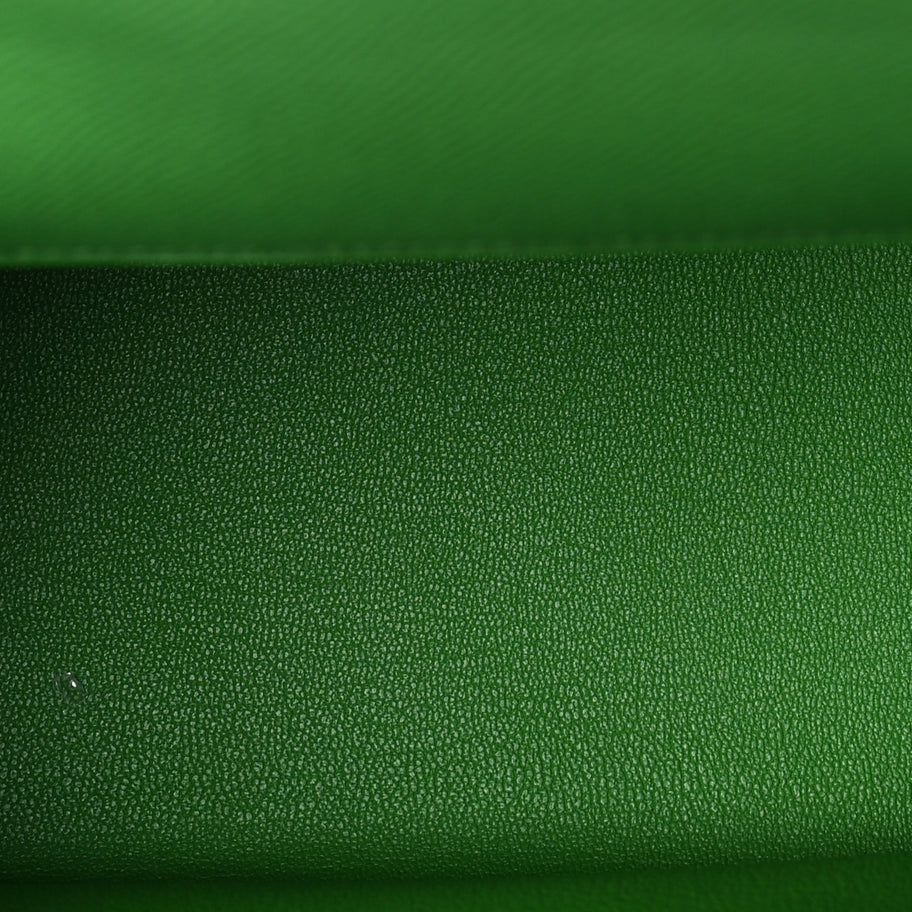 Hermes Epsom Kelly Sellier 25 Vert Yucca Image 8