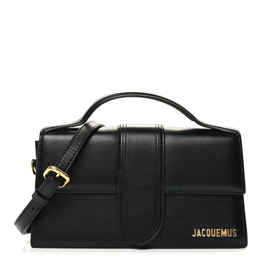 Jacquemus Smooth Calfskin Le Grand Bambino Black Image 1